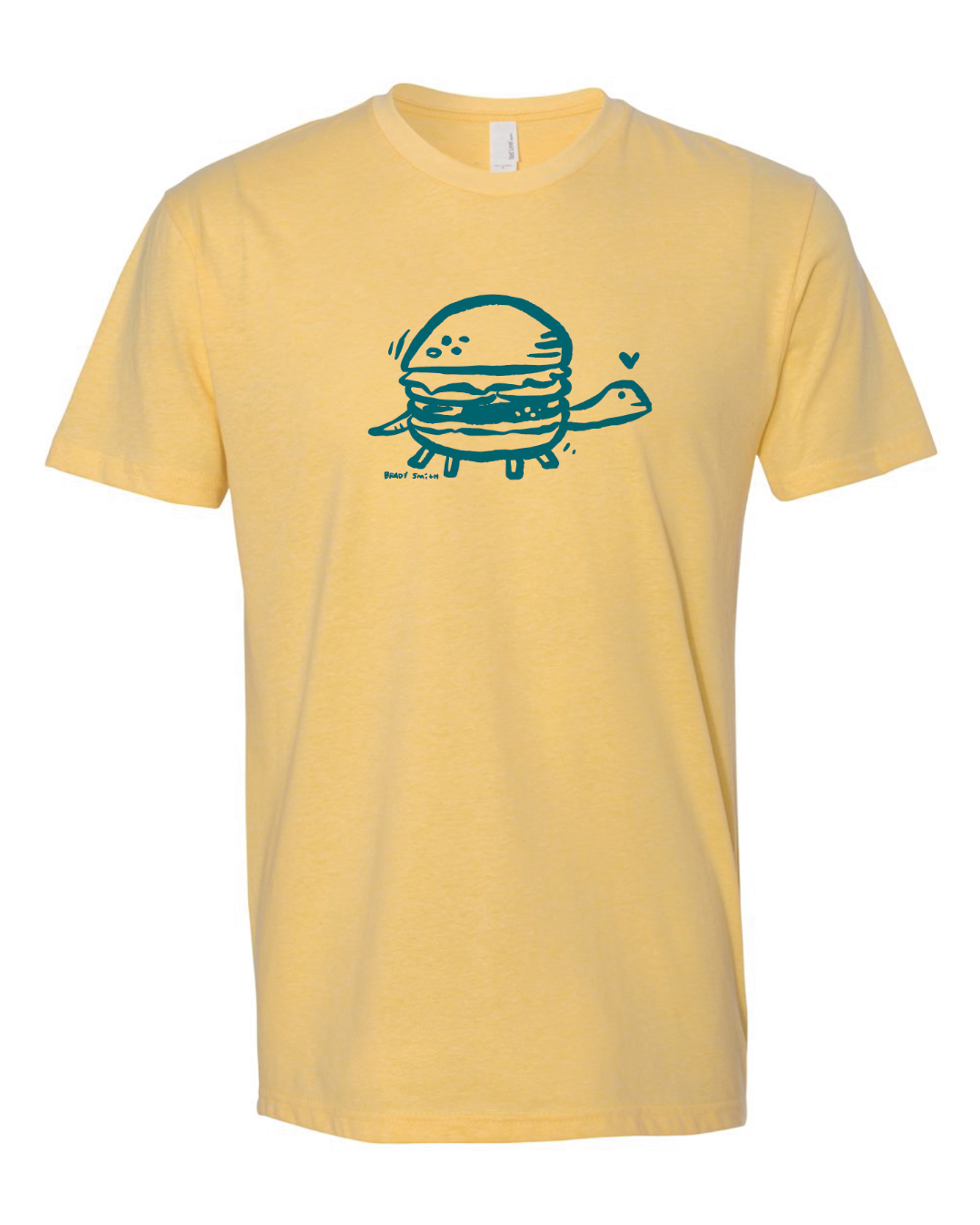 "Turtle Burger" tee by Brady Smith