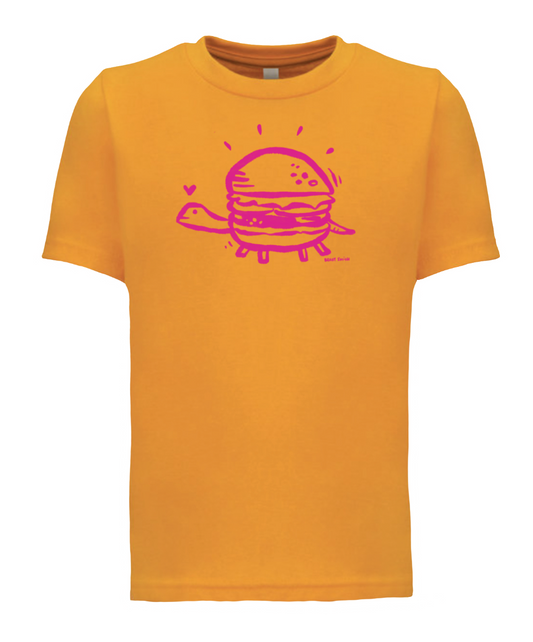 YOUTH "Turtle Burger" tee by Brady Smith