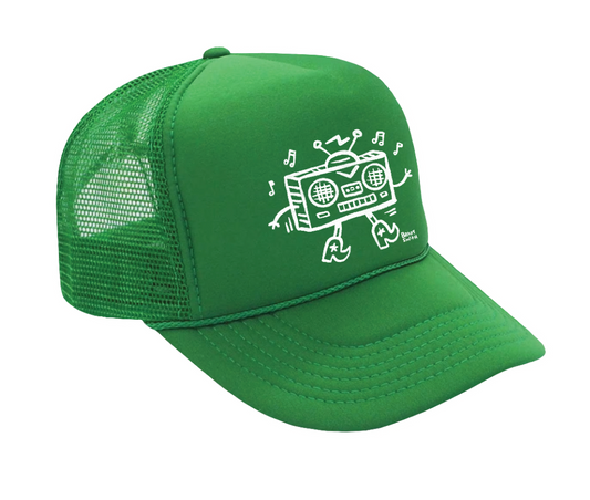 "Gimme a Beat" trucker hat by Brady Smith - GREEN