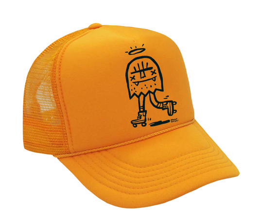 "Roll On" trucker hat by Brady Smith